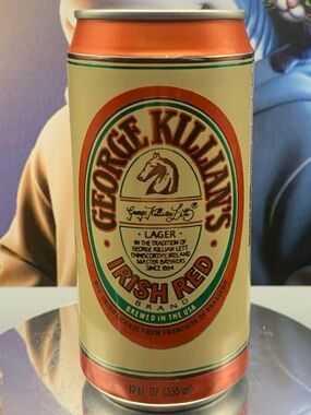 Vintage Beer Can George Killian's Irish Red Lager Tab Empty Aluminum Can